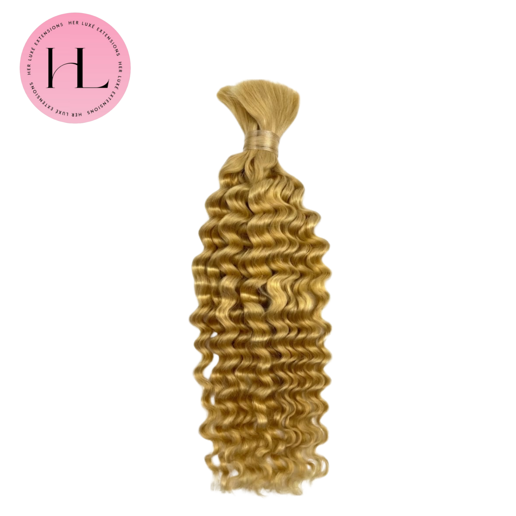 Raw Italian Curly Braiding Bulk Hair Color #613 Blonde