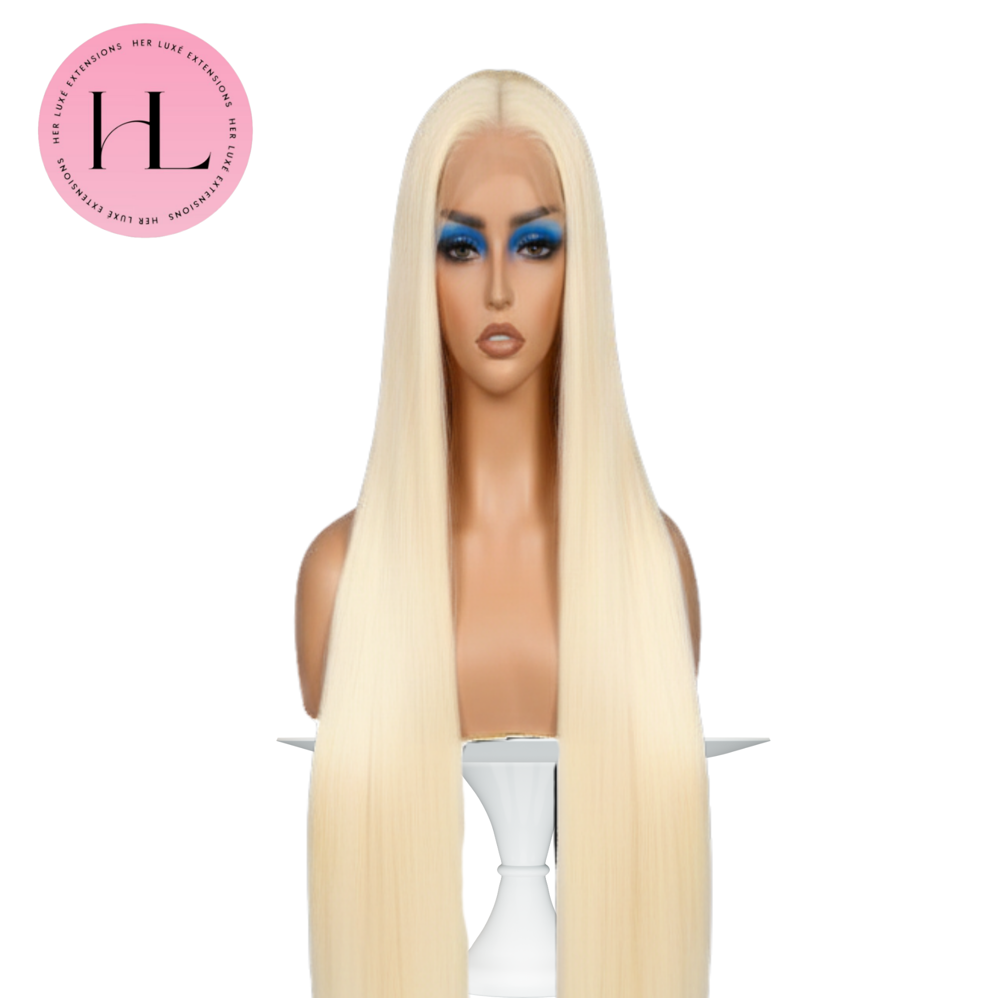 Raw Platinum Blonde Straight Full (HD Lace) Wig