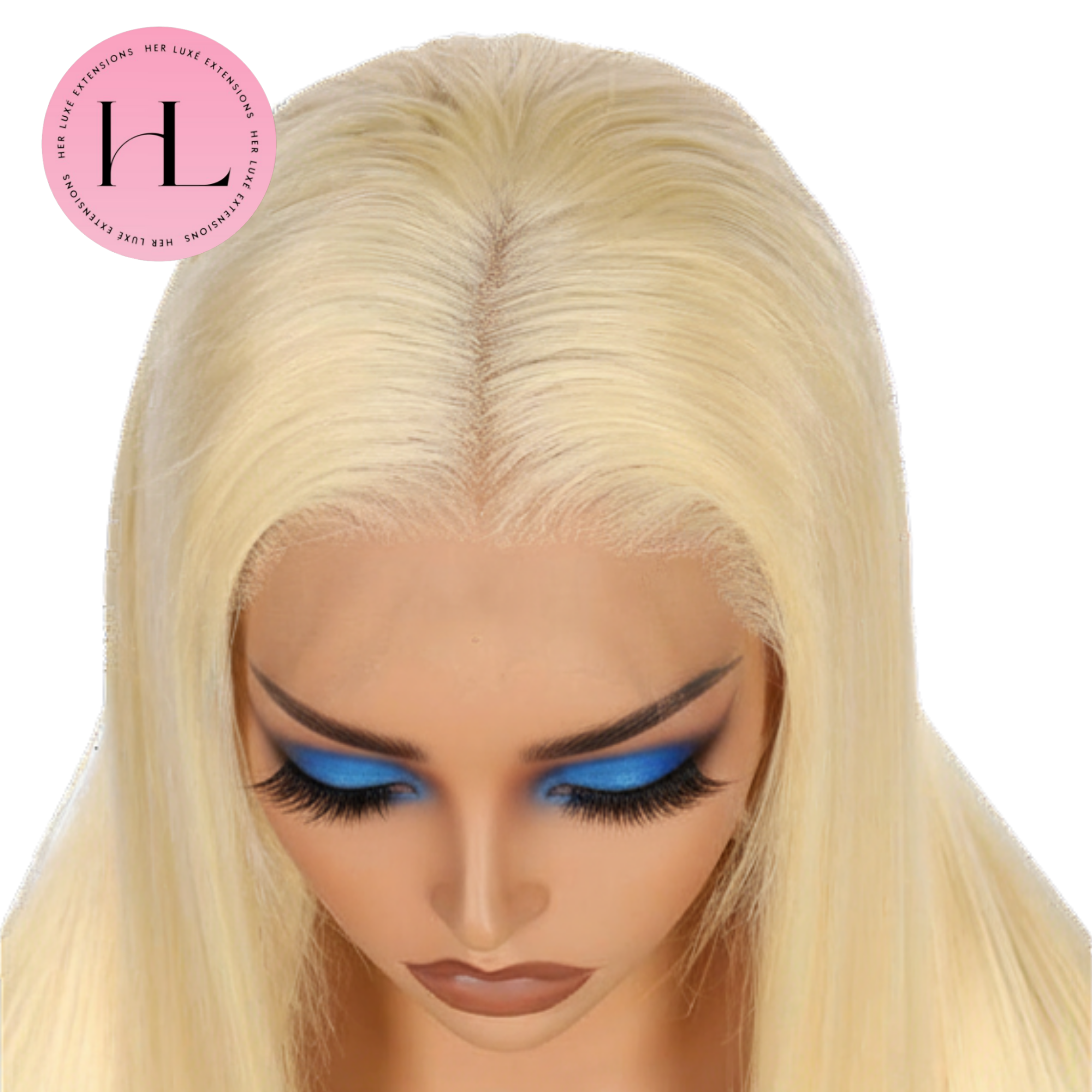 Raw Platinum Blonde Straight Full (HD Lace) Wig