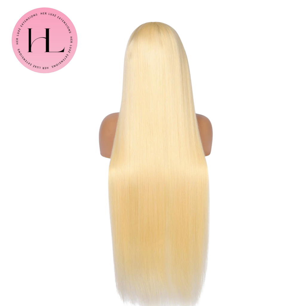 Raw Platinum Blonde Straight Full (HD Lace) Wig
