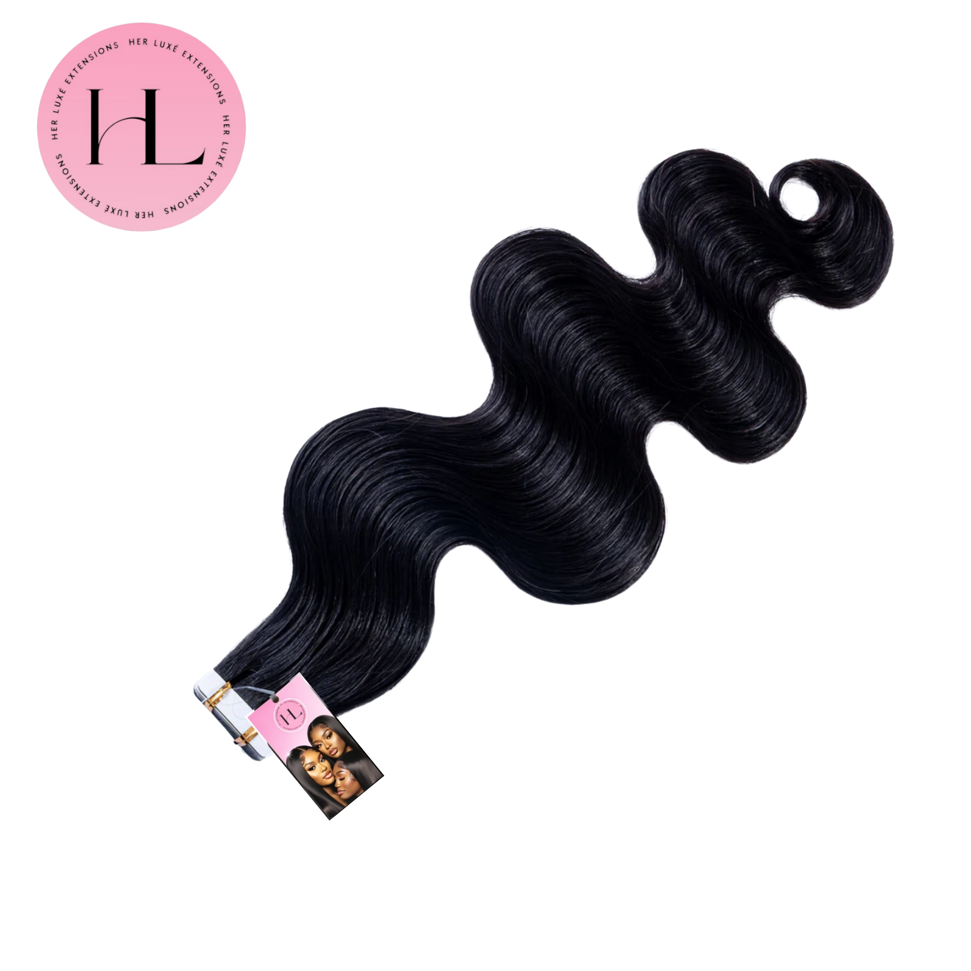 Raw Body Wave Tape-In Extensions
