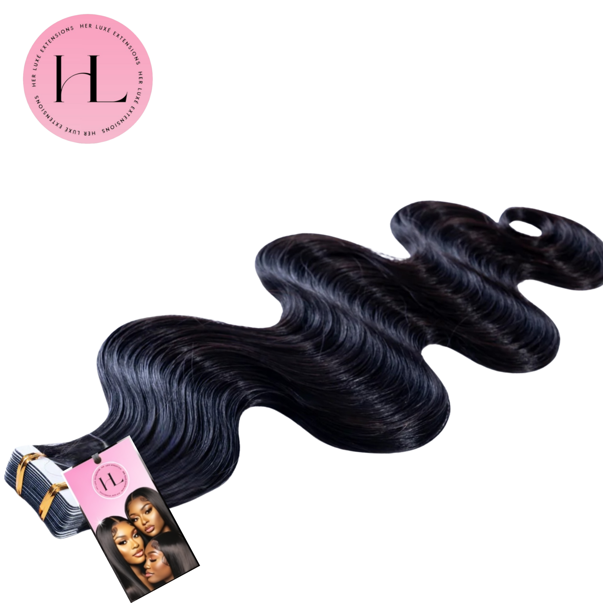 Raw Body Wave Tape-In Extensions